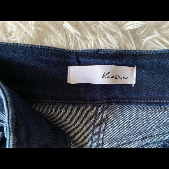 KanCan Hi-Rise, Slim Straight Dark Jeans - Picture 5 of 8